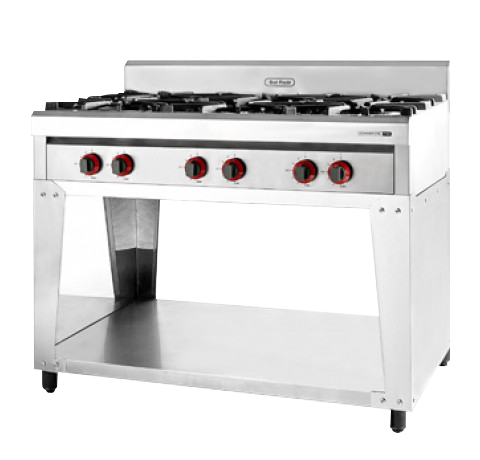 ANAFE 6 HORNALLAS ACERO INOXIDABLE 732 SOL REAL