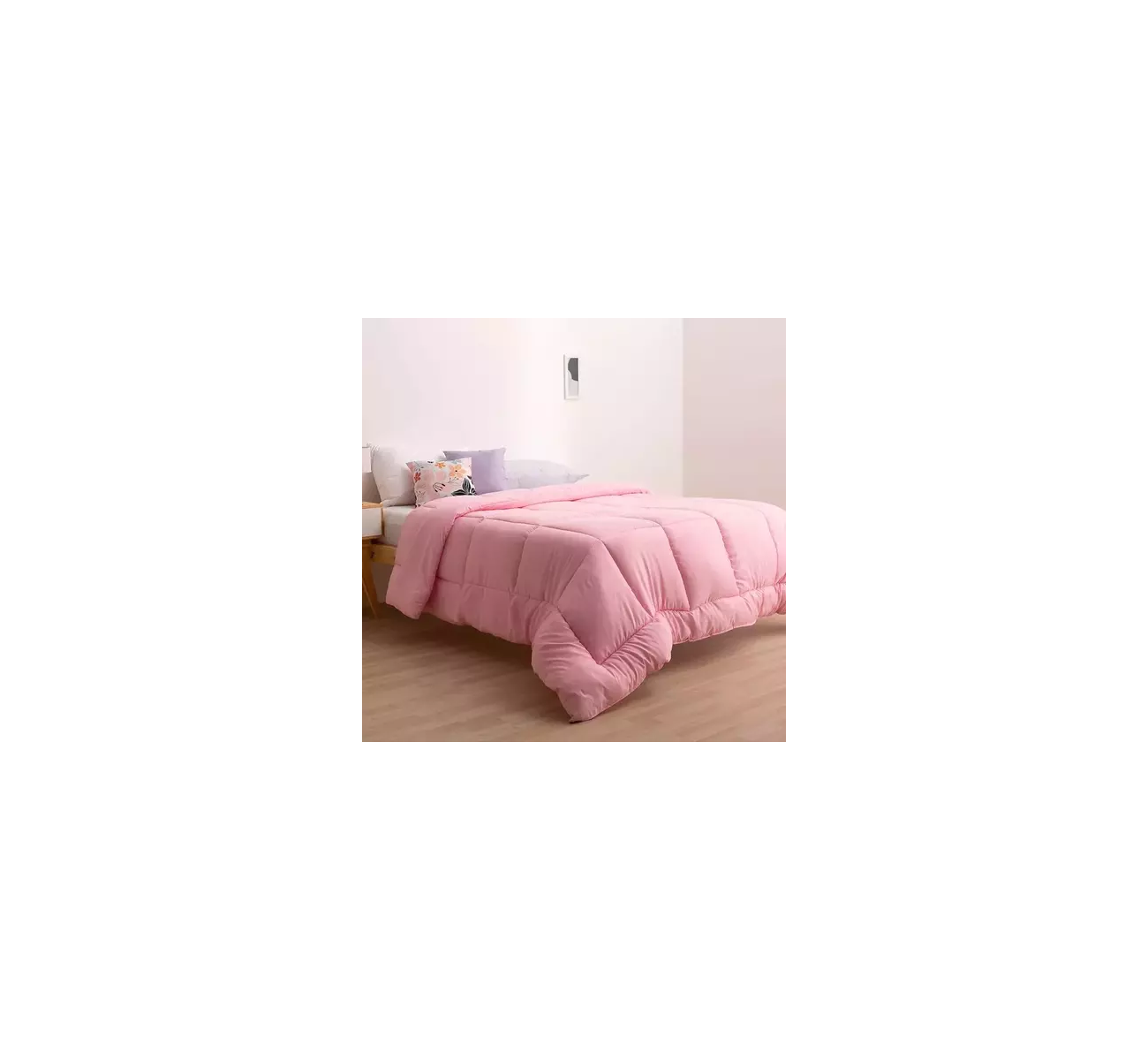 ACOLCHADO ORO LISO TWIN PINK CASABLANCA
