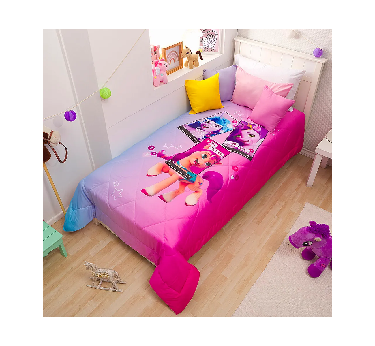 CUBRECAMA PONY LIKE TWIN CASABLANCA