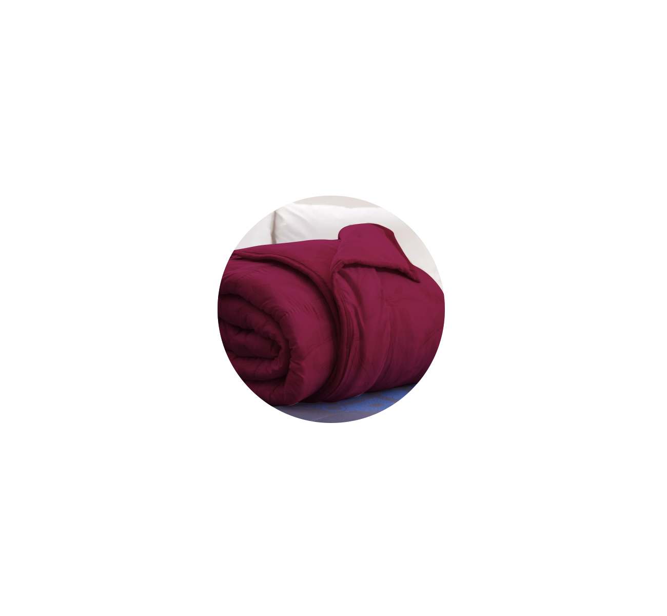 ACOLCHADO CORDERITO LISO QUEEN BORDO CASABLANCA