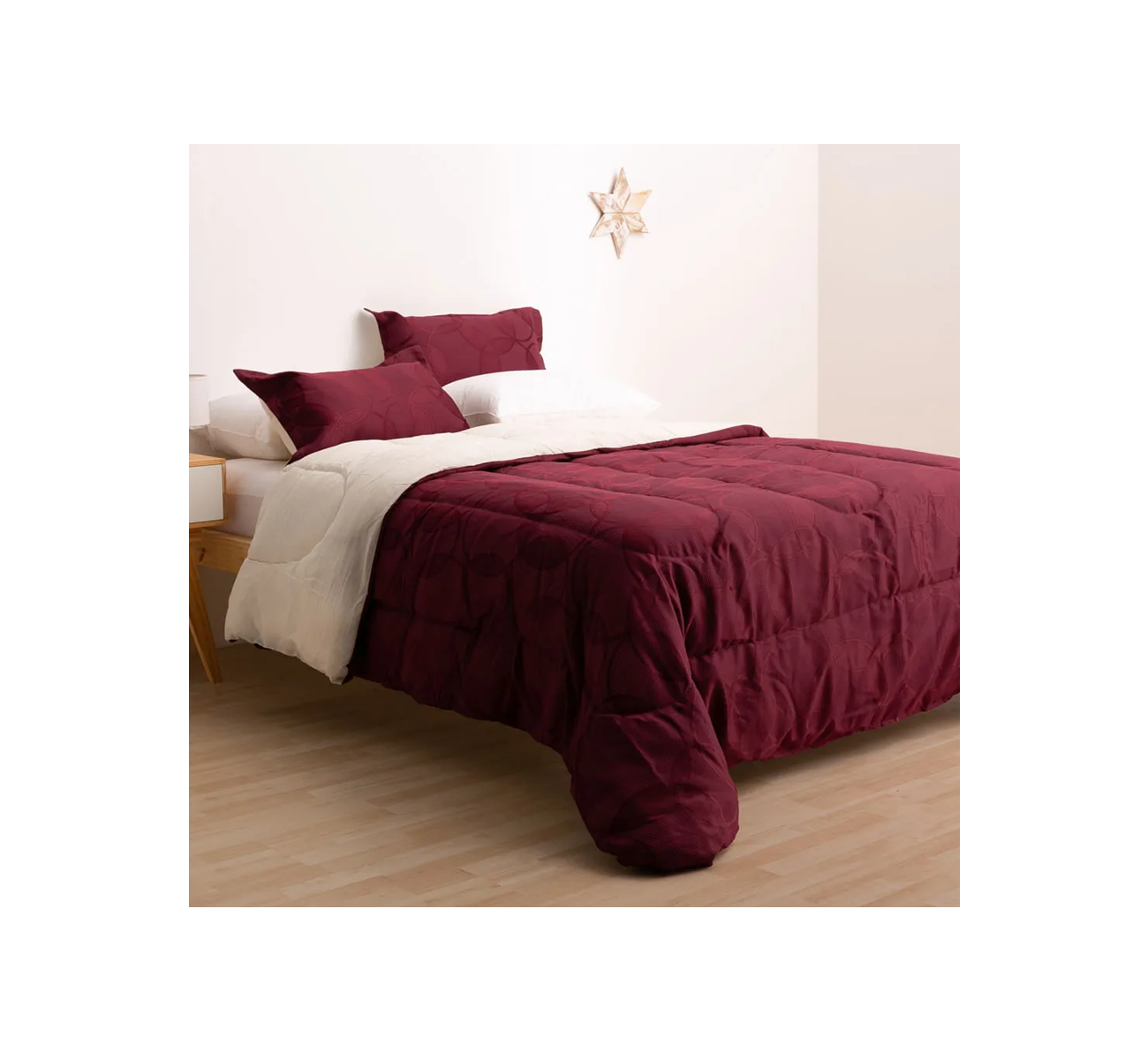 ACOLCHADO BITONO FULL BORDO CASABLANCA