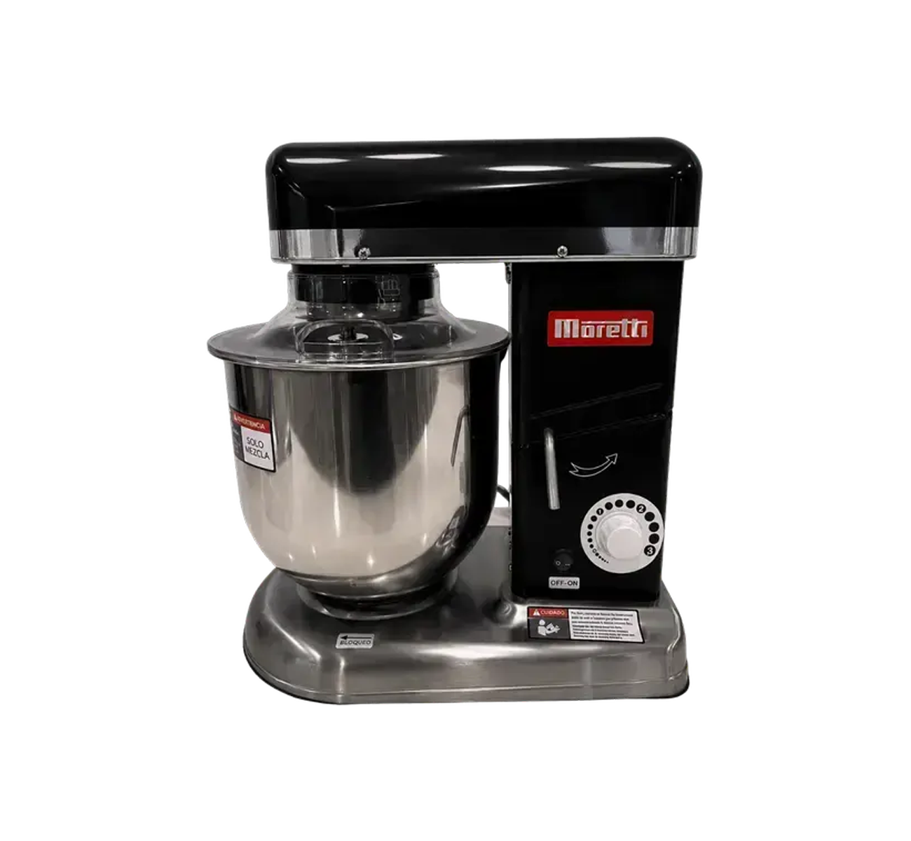 BATIDORA PLANETARIA MIXER-7XP BLACK MORETTI