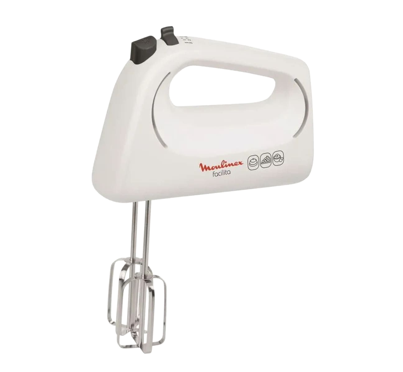 BATIDORA DE MANO 400W FACILITA PLUS BLANCA HM1531A0 MOULINEX