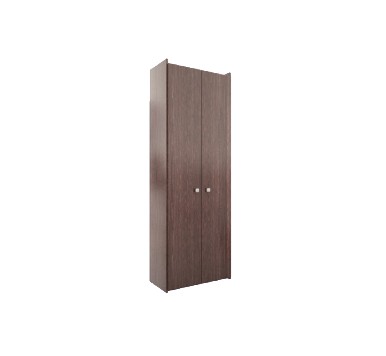 BIBLIOTECA CON PUERTAS LARGAS 1.90MTS WENGUE 1408 ORLANDI