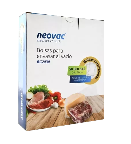 BOLSA GOFRADA PARA ENVASADO AL VACIO BG2030 NEOVAC