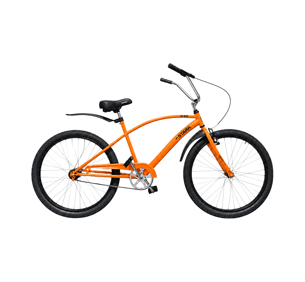 BICICLETA PLAYERA RODADO 26 HOMBRE BLACK STARK