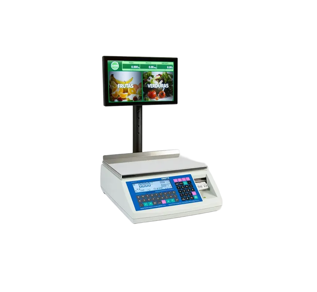 BALANZA DIGITAL 15 KG PANTALLA TACTIL AUTOREPORT LITE LT 2 KRETZ