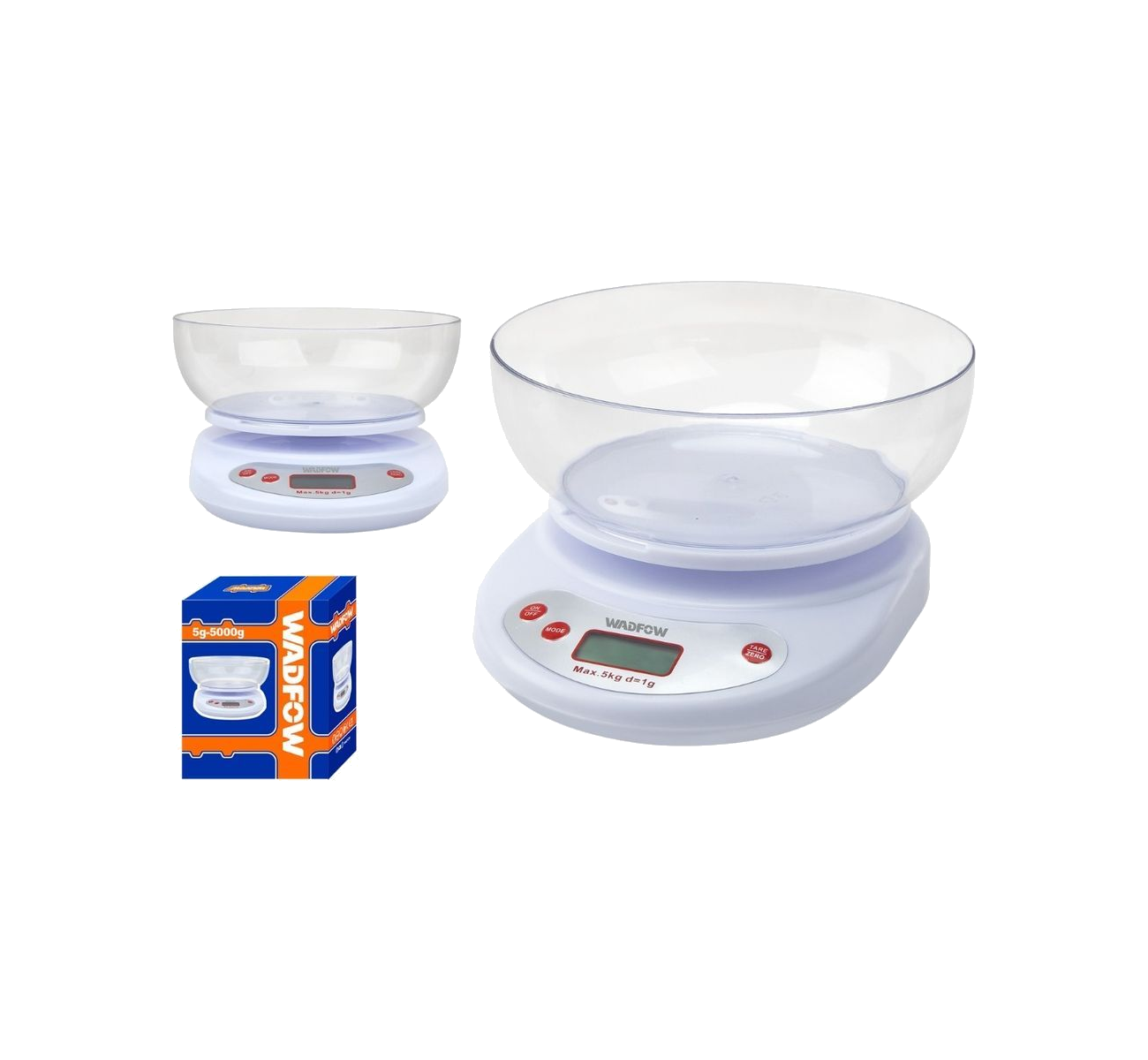 BALANZA DIGITAL DE COCINA CON BOWL WDFWKE5507 WADFOW