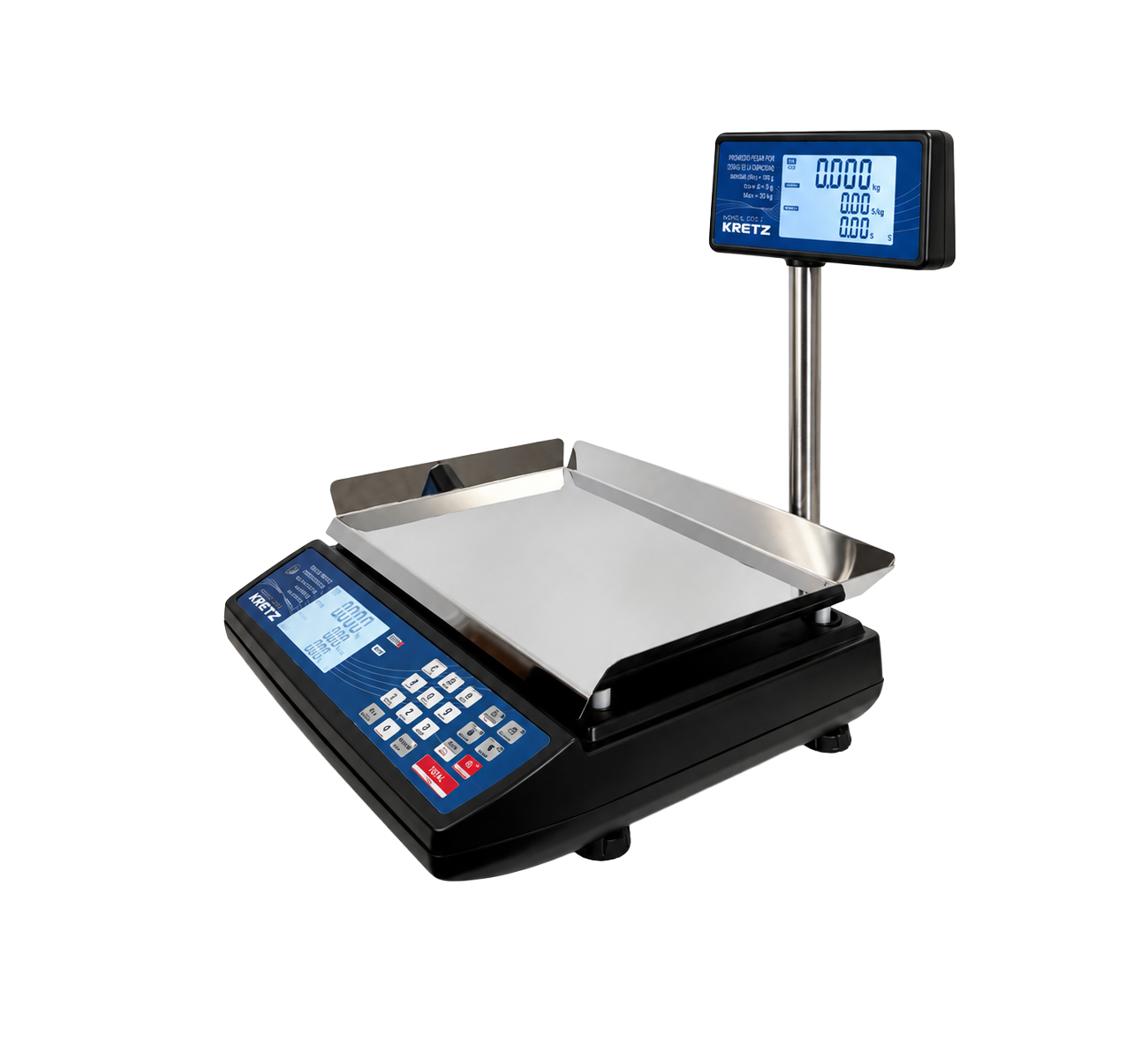 BALANZA DIGITAL 30KG BLUETOOTH NEGRA NOVEL ECO 2 KRETZ
