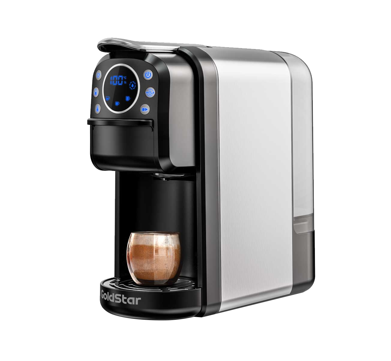 CAFETERA ESPRESSO DIGITAL 4 EN 1 CM-585B GOLDSTAR