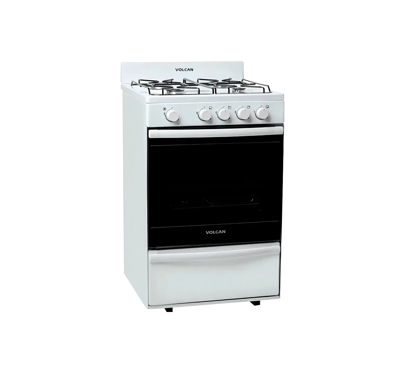 COCINA 55 CM BLANCA 4 HORNALLAS 87644VM VOLCAN