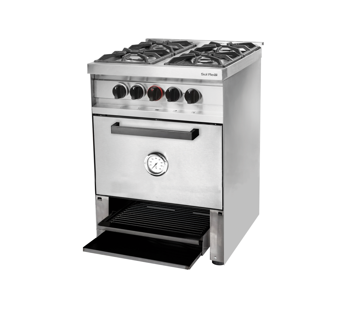 COCINA MINI 4 HORNALLAS PARRILLA  575P SOL REAL