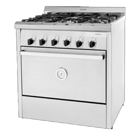 COCINA PROFESIONAL 5 HORNALLAS PUERTA CIEGA 537 MG SOL REAL