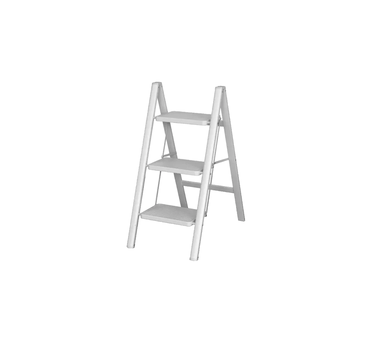 ESCALERA ACERO PLEGABLE 3 ESCALONES KLD1759 KLD
