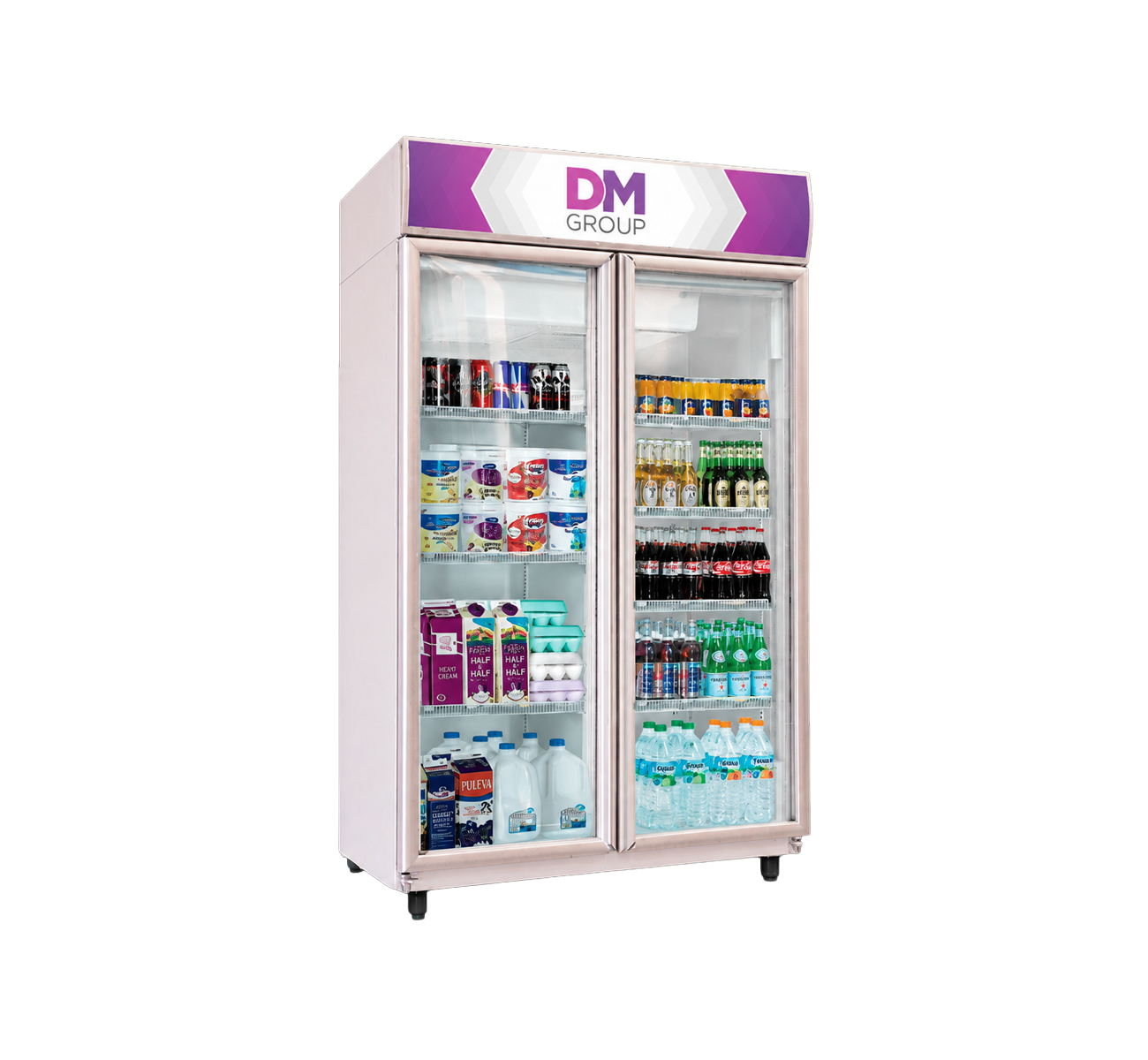 EXHIBIDORA VERTICAL 2 PUERTAS PREMIUM