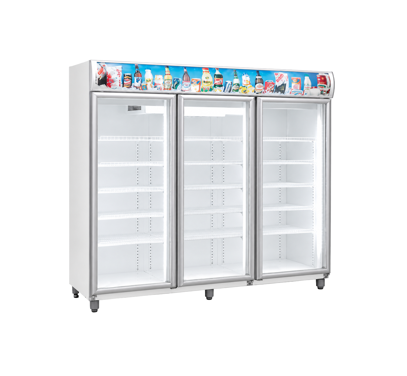 EXHIBIDORA VERTICAL 3 PUERTAS PREMIUM