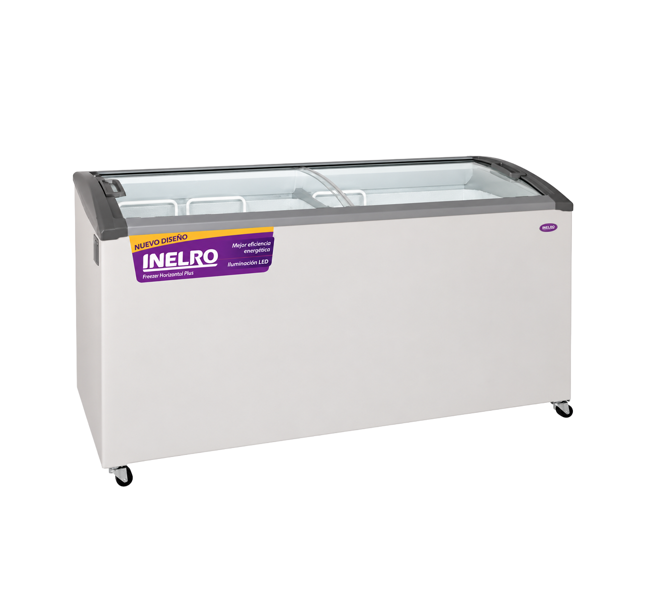 EXHIBIDORA HORIZONTAL 455LTS GRIS FIH-550 PI PLUS INELRO