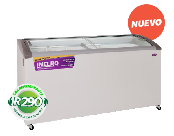 EXHIBIDORA HORIZONTAL 455LTS GRIS FIH-550 PI PLUS INELRO