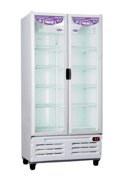 EXHIBIDORA VERTICAL 765LTS 2 PUERTAS INELRO