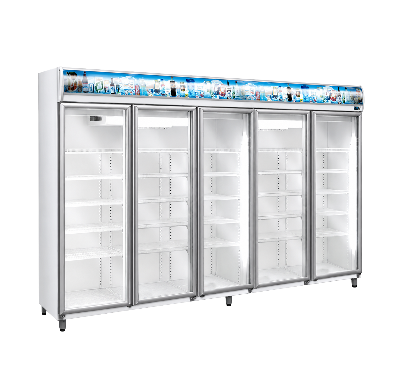 EXHIBIDORA VERTICAL 5 PUERTAS EV5 FRIDER