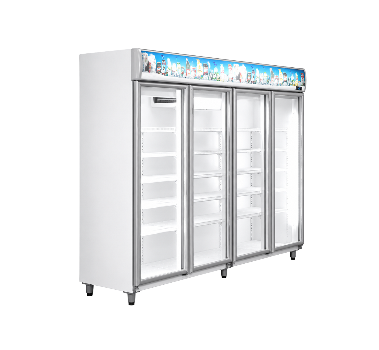 EXHIBIDORA VERTICAL 4 PUERTAS EV4 FRIDER