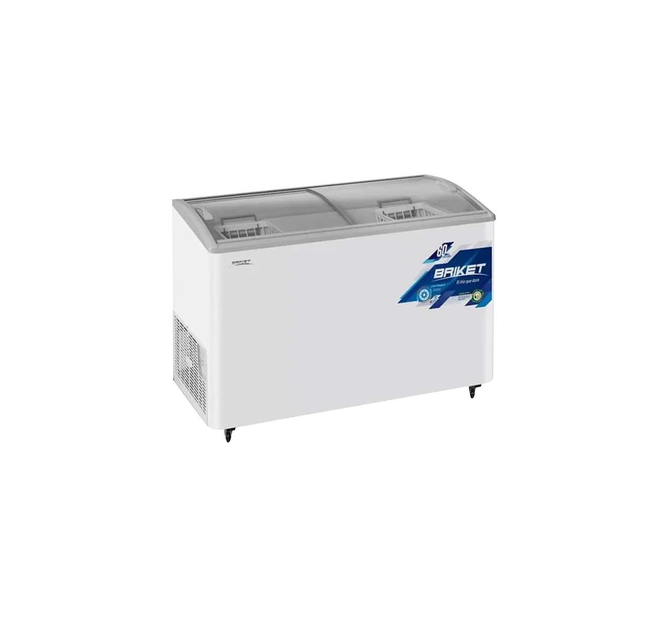 EXHIBIDORA HORIZONTAL VIDRIO CURVO FR3300 TVI BRIKET