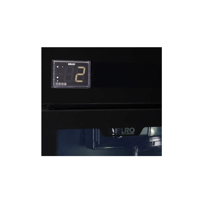 EXHIBIDORA VERTICAL 2 PUERTAS 980LTS BLACK MT-34 INELRO