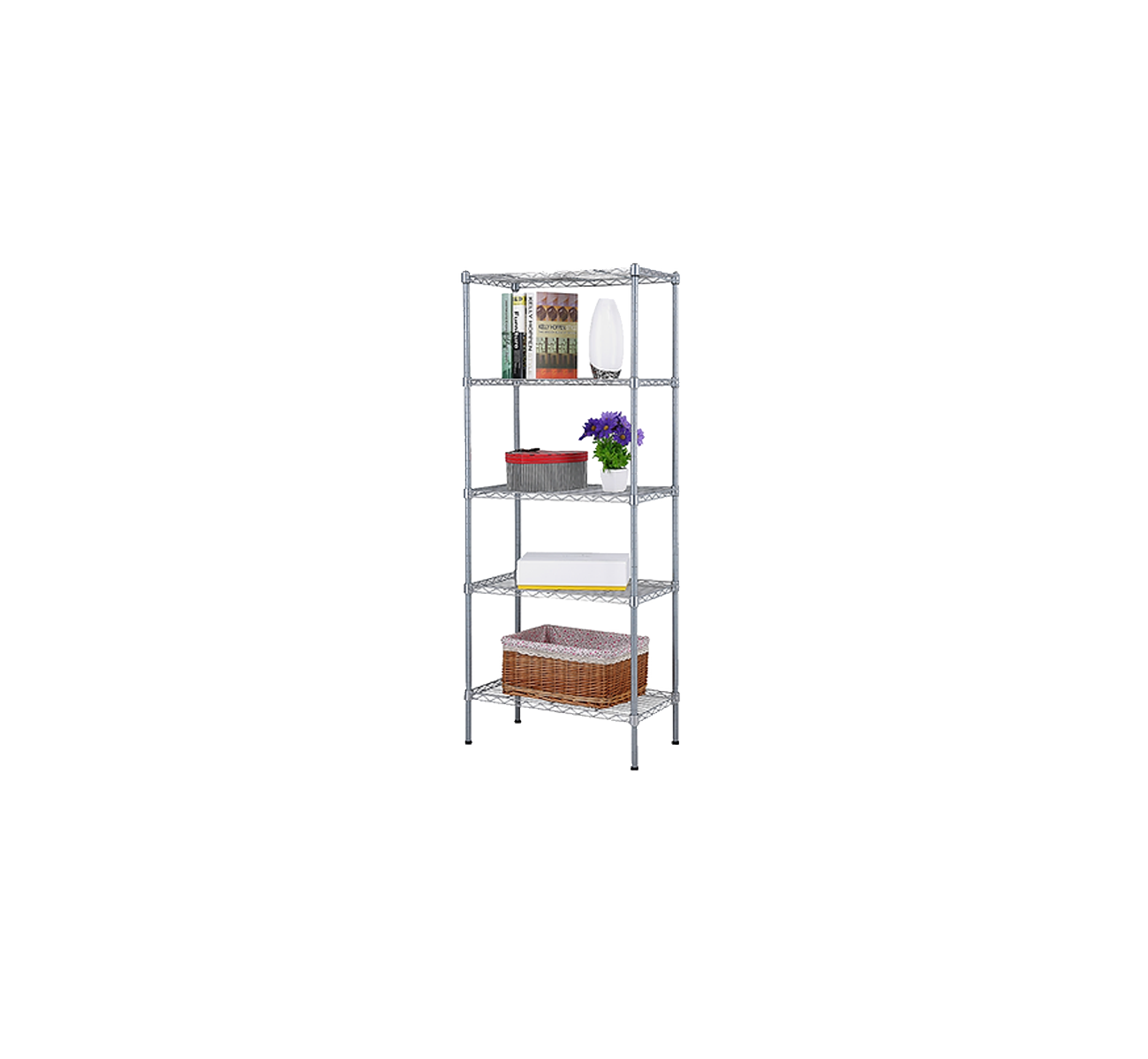 ESTANTERIA METALICA 5 ESTANTES 60X35X150 TB-RACKH5 TURBOBLENDER