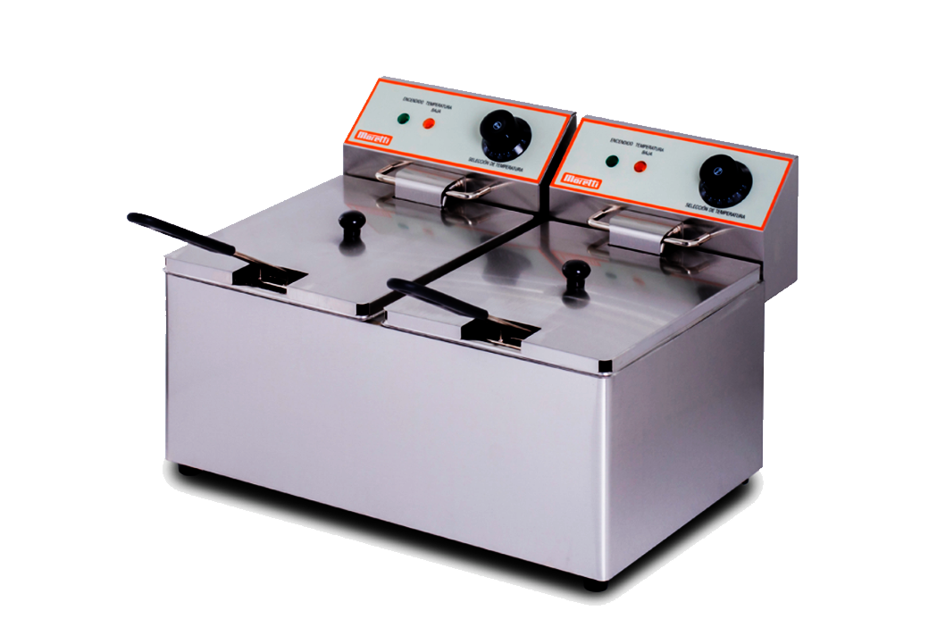 FREIDORA 16 LTS 2 BACHAS ELECTRICA MORETTI