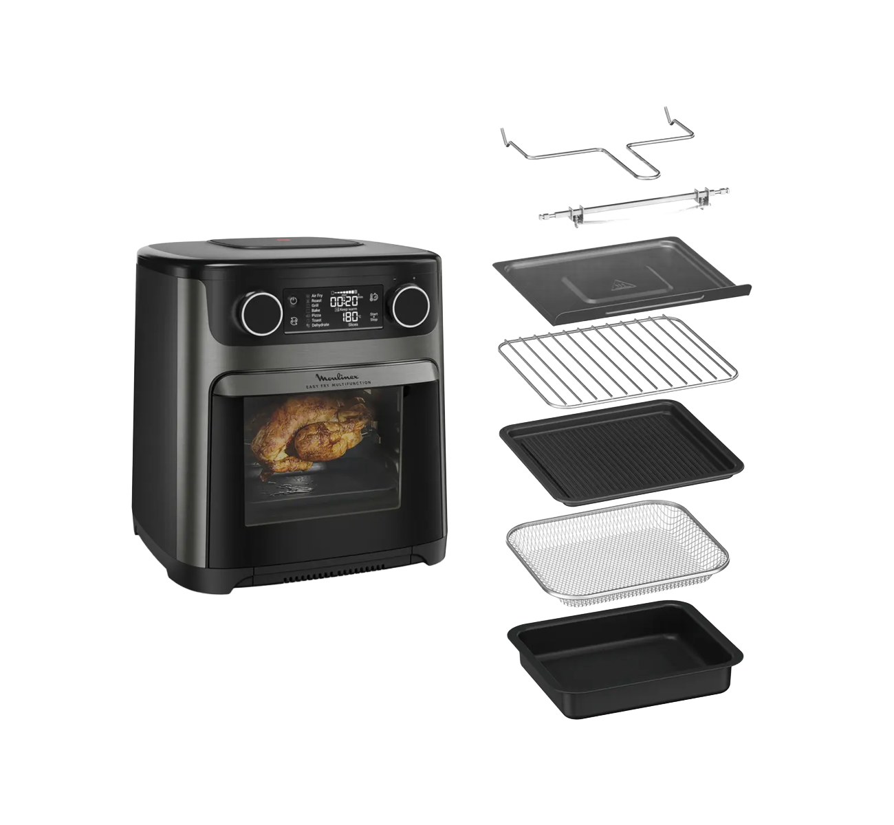 FREIDORA SIN ACEITE 15LTS EASY FRY OVEN AL5558A0 MOULINEX