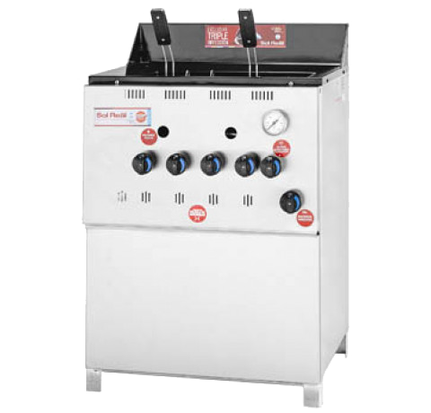 FREIDORA 33 LTS TRIPLE INYECCIÓN 045-GNV SOL REAL