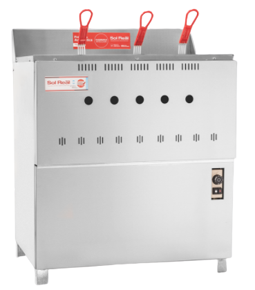 FREIDORA 42 LTS. ACERO INOXIDABLE AUTOMATICA SOL REAL