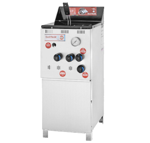 FREIDORA 10 LTS. ACERO INOXIDABLE TRIPLE INYECCION 043 SOL REAL
