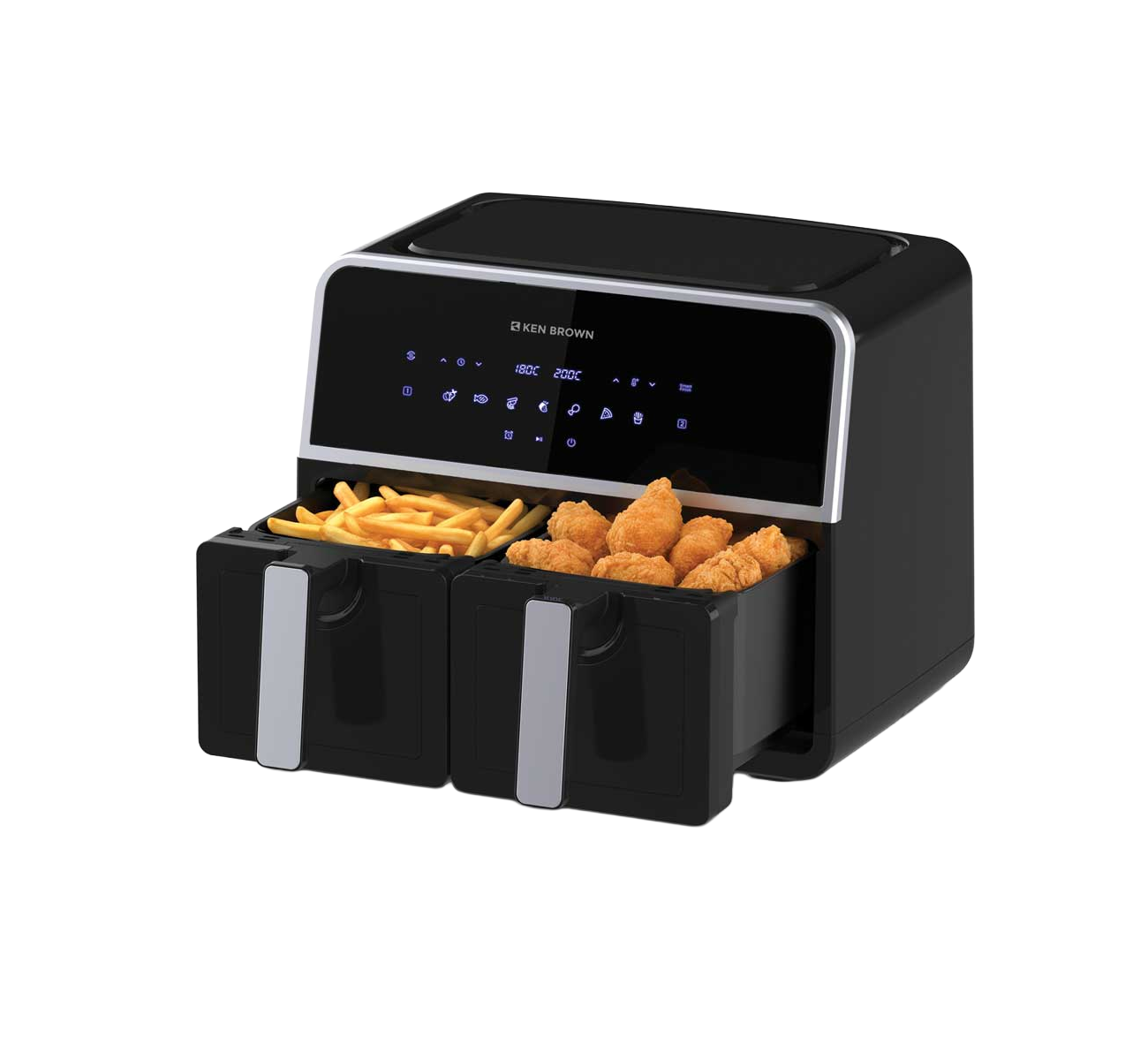 FREIDORA ELECTRICA DIGITAL DOBLE AF-860 KEN BROWN