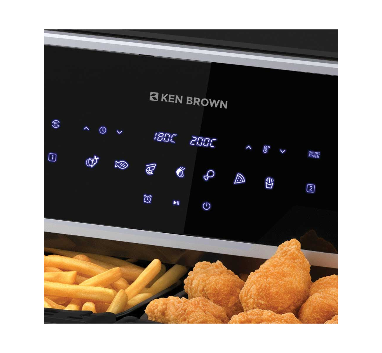 FREIDORA ELECTRICA DIGITAL DOBLE AF-860 KEN BROWN