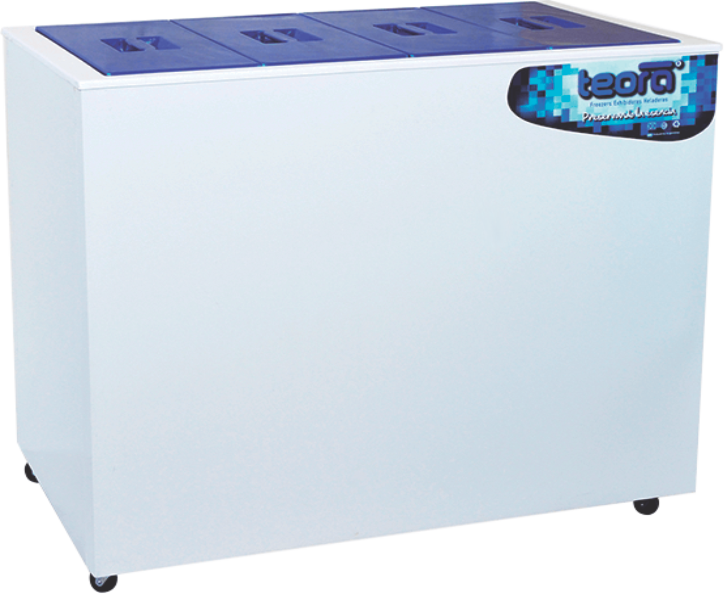 FREEZER 340 LTS TAPA HELADOS 14 TACHOS TEORA