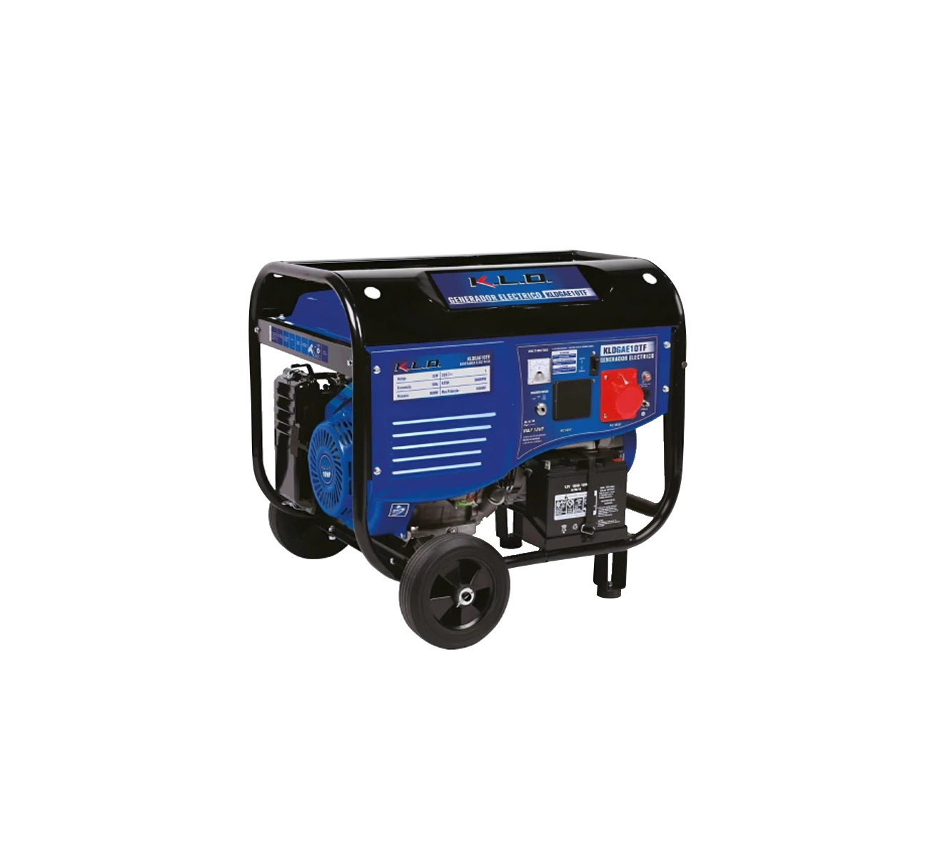 GENERADOR ELECTRICO NAFTA 10KVA 18HP KLDGAE10TF KLD