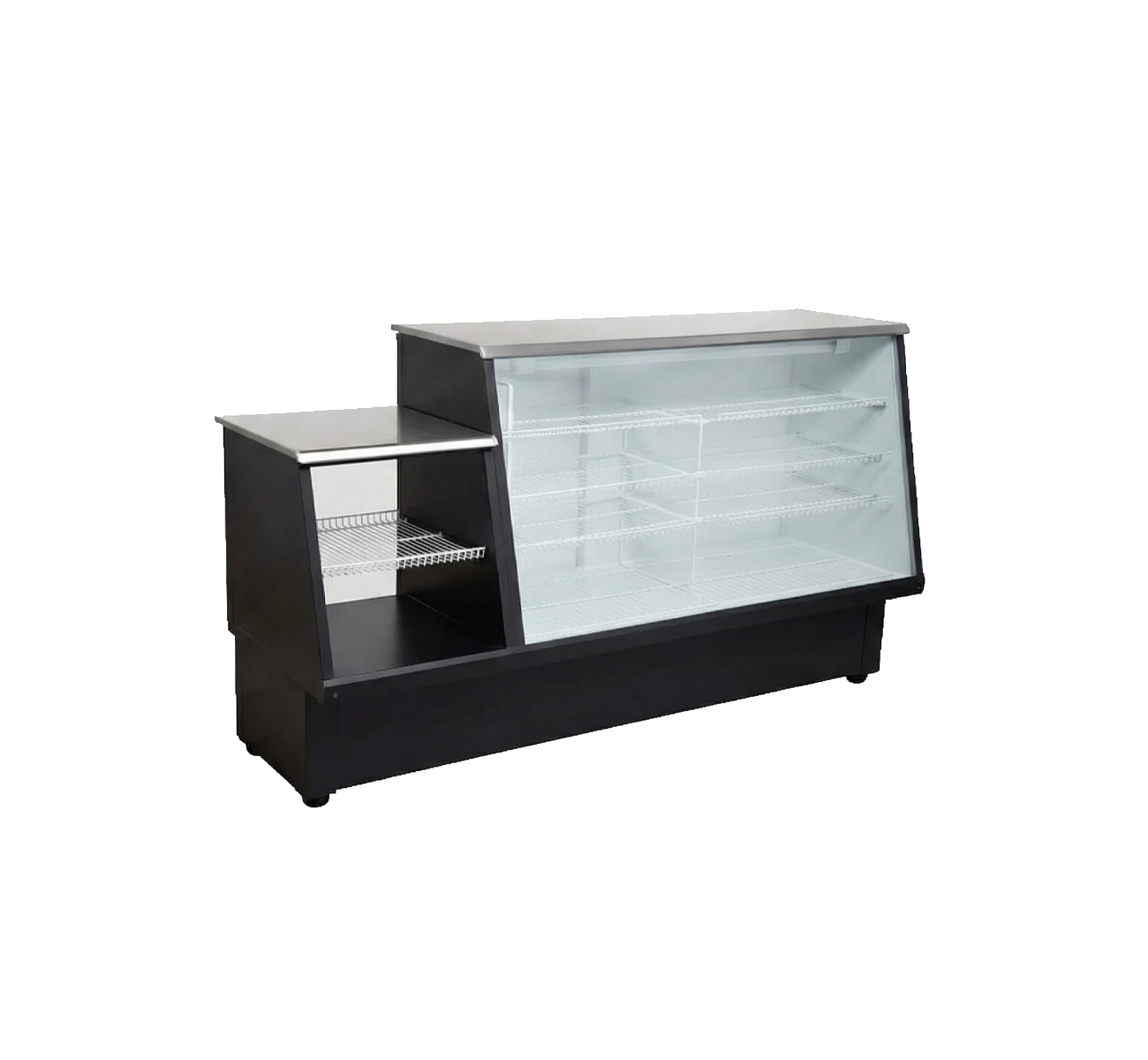 HELADERA MOSTRADOR VITRINA LINEA STANDARD NEGRA 1700E BESTCOLD