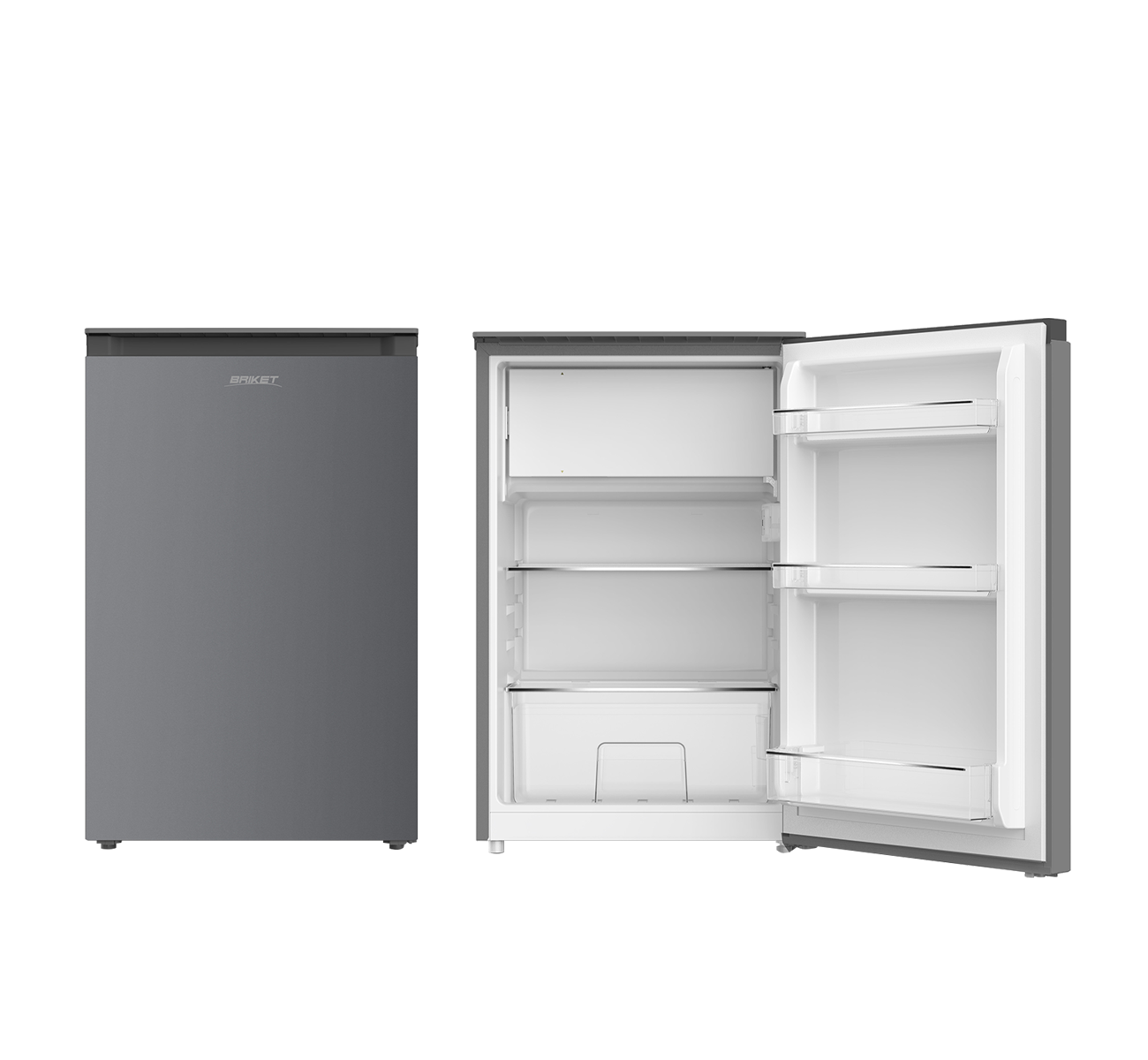 HELADERA 125LTS GREY KS125RG BRIKET