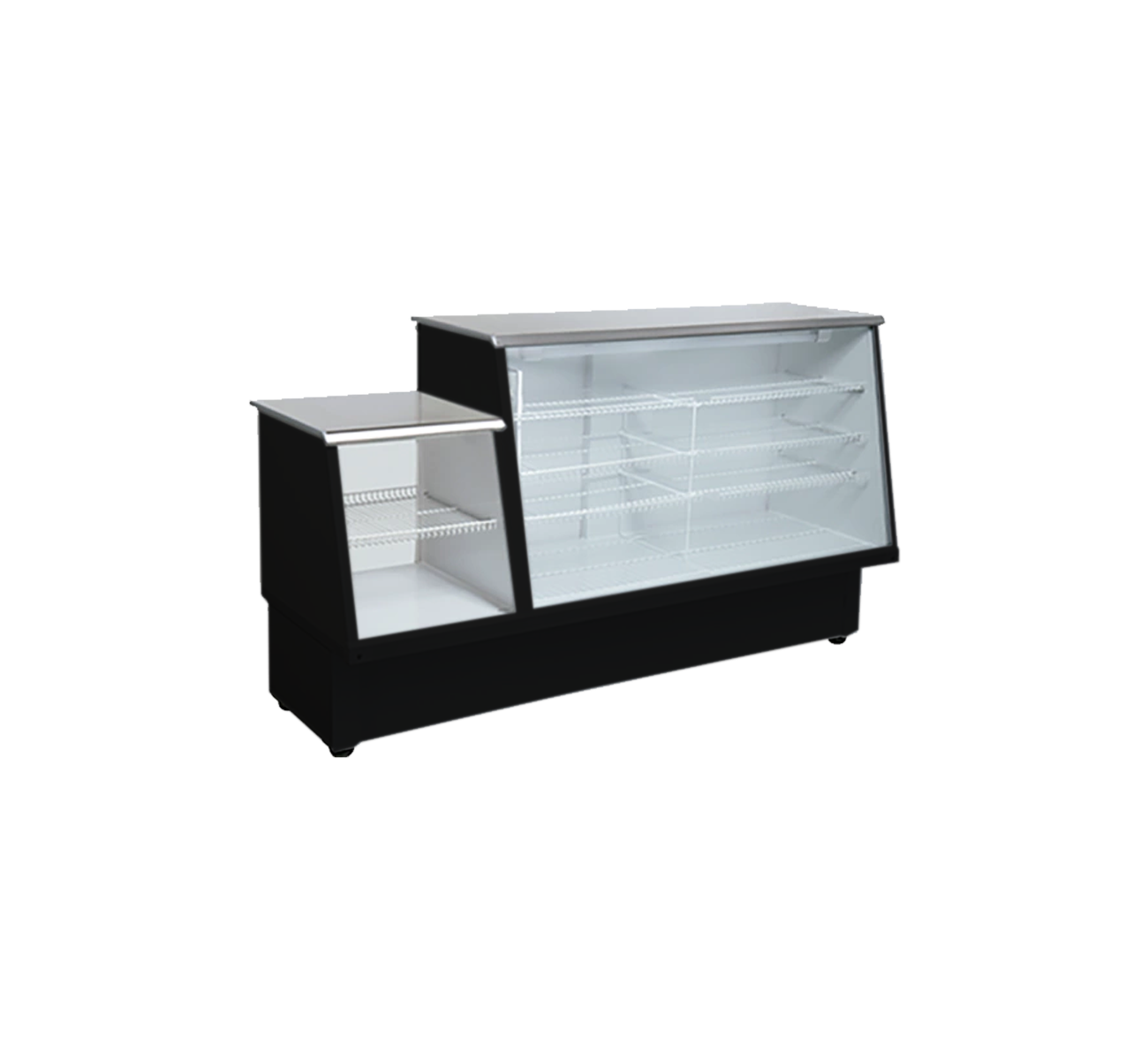 HELADERA MOSTRADOR VITRINA LINEA STANDARD NEGRA 1900E BESTCOLD