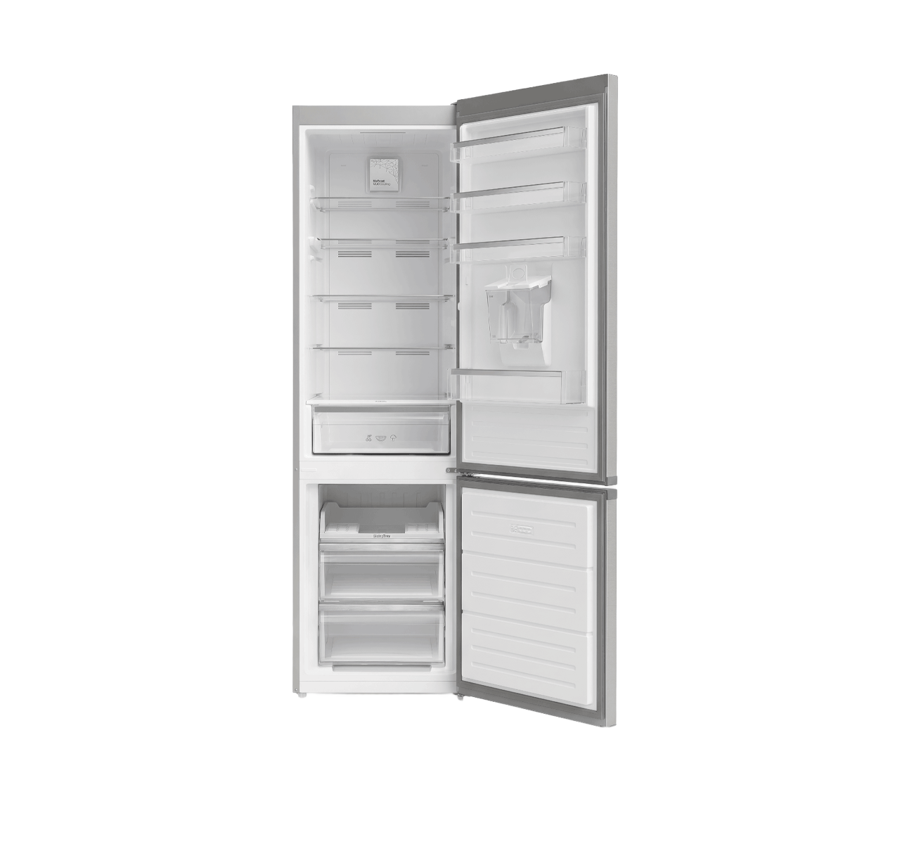 HELADERA 379 LTS NO FROST INVERTER SILVER KHTC37DS KULTEK