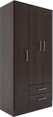 PLACARD 3 PUERTAS 2 CAJONES LINEA BAHIA WENGUE (3533)