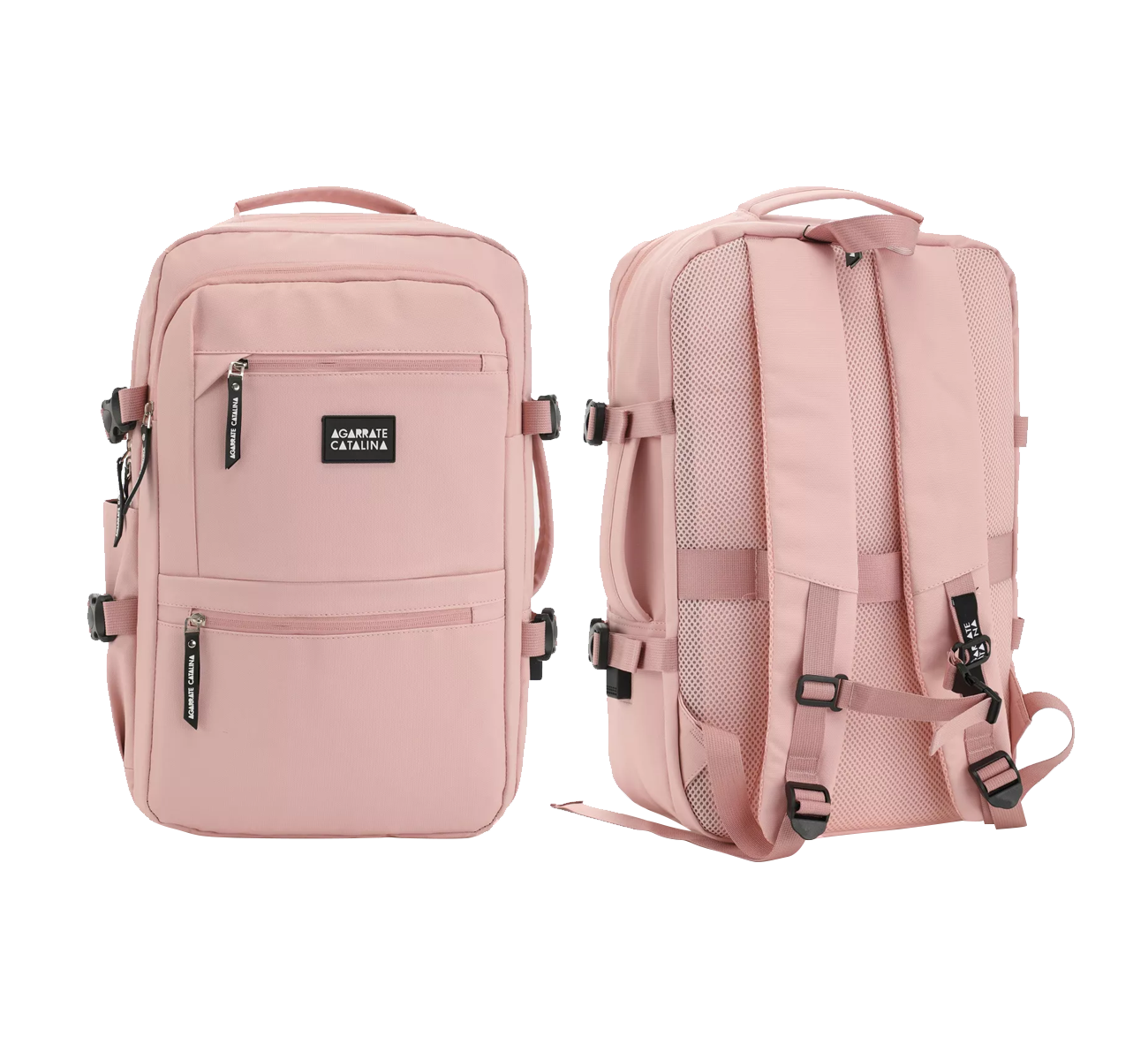 MOCHILA PORTANOTEBOOK ACMO08C ROSA AGARRATE CATALINA