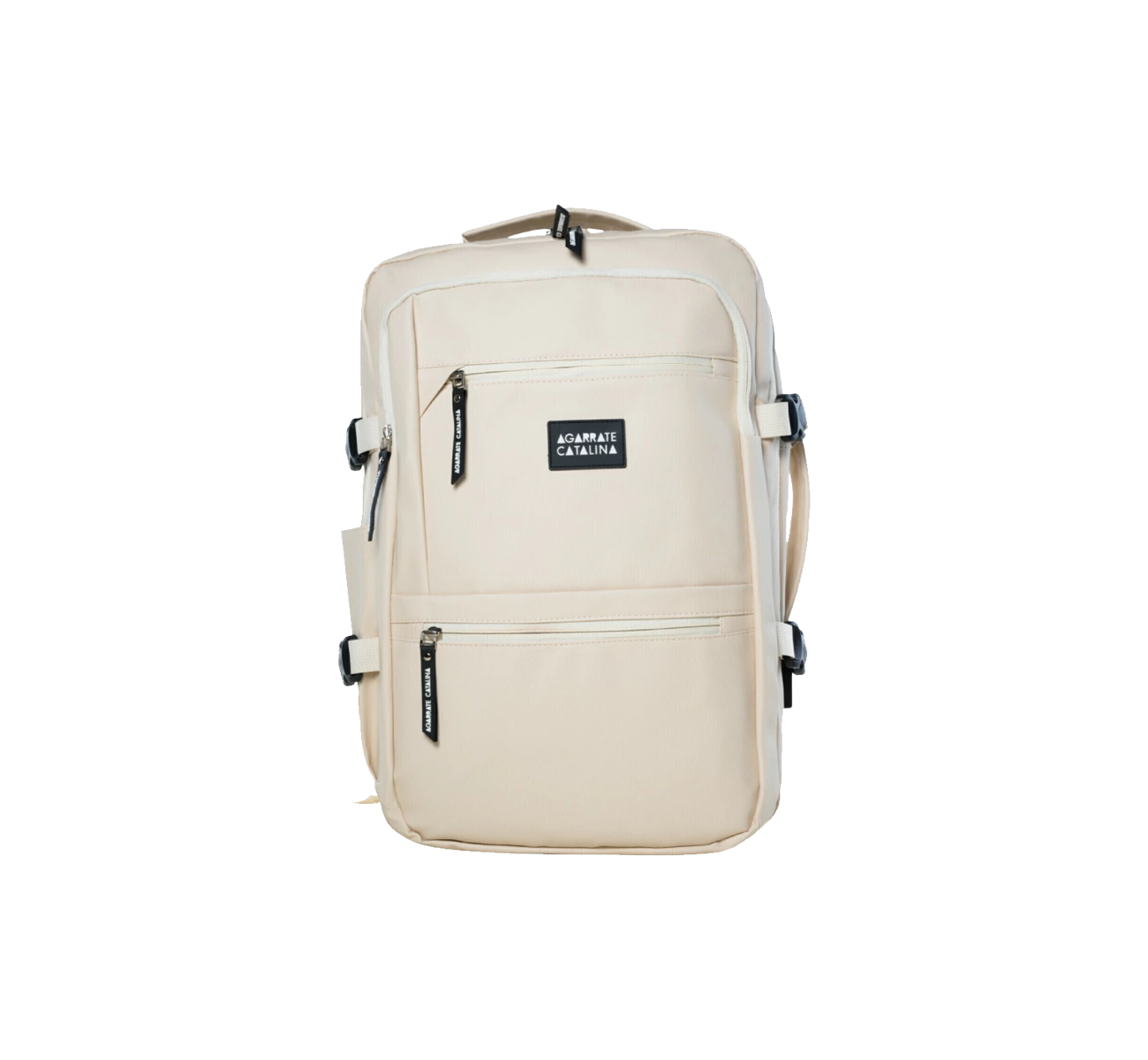 MOCHILA PORTANOTEBOOK ACMO08C BEIGE AGARRATE CATALINA