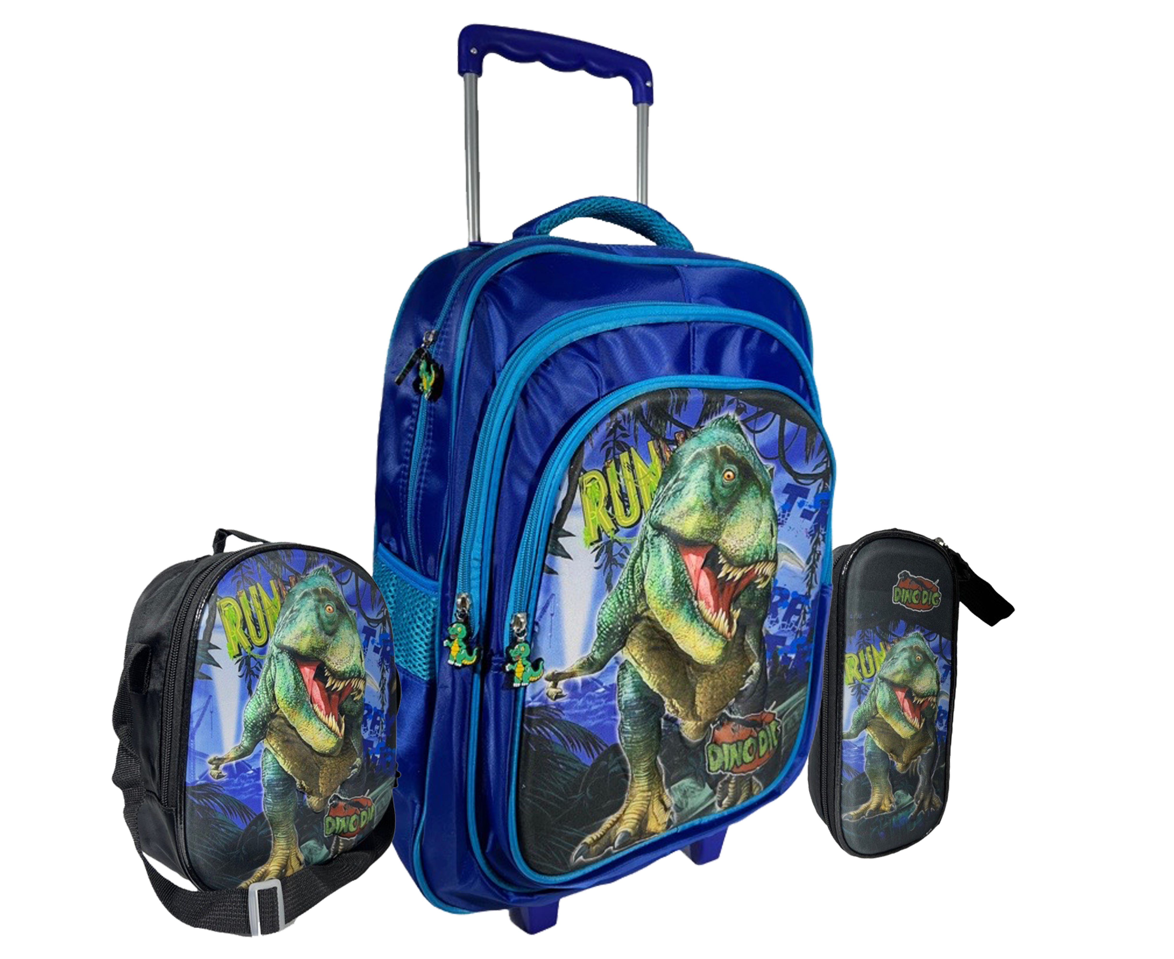 MOCHILA 18" CON CARRO Y ACCESORIOS 2003 DINOSAURIO OWEN