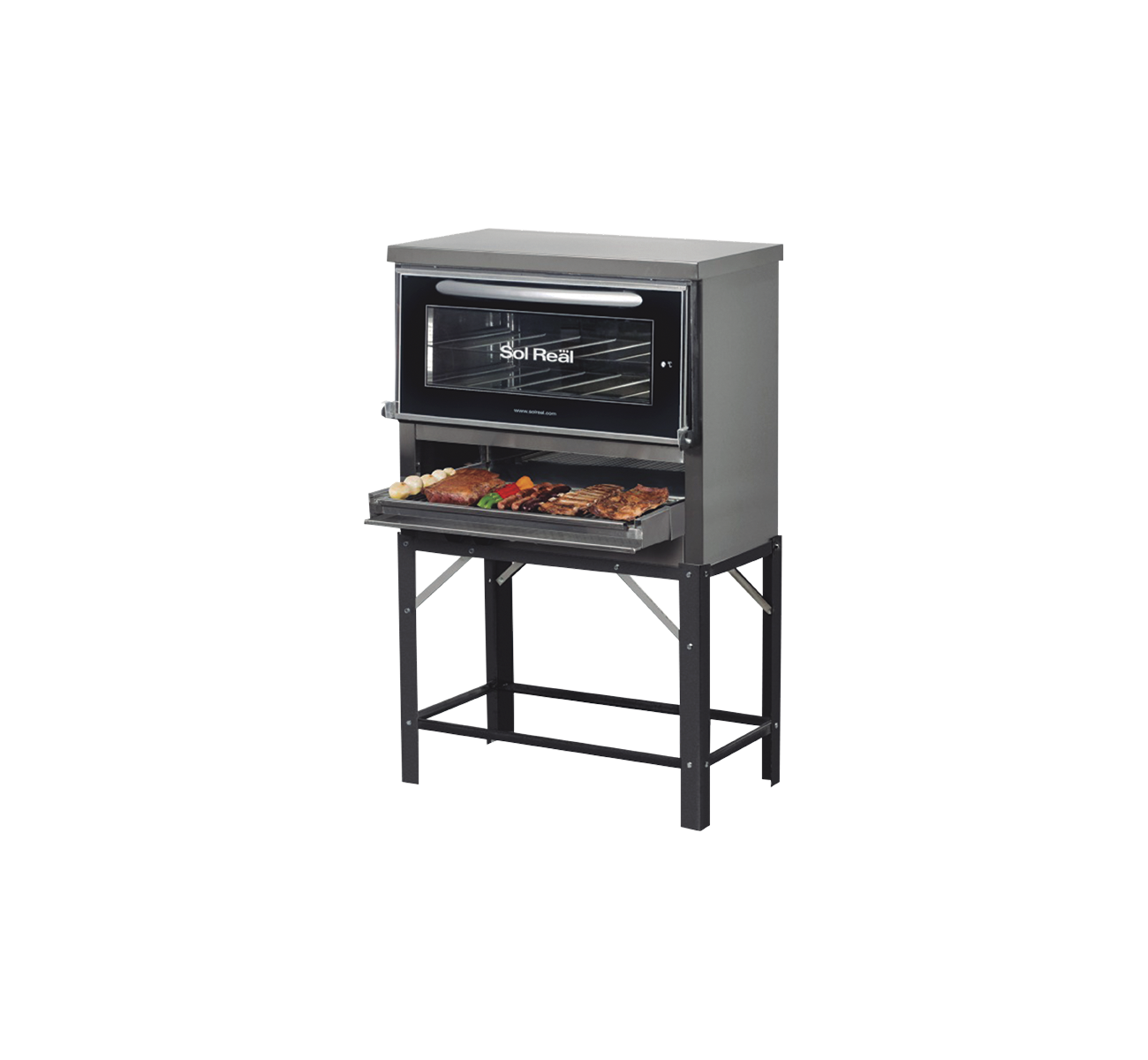 HORNO PIZZERO 6 MOLDES CON PARRILLA