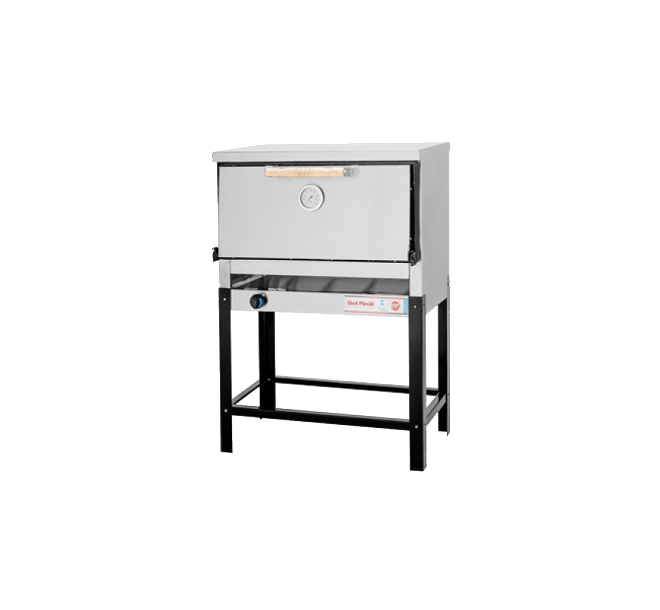 HORNO 6 PIZZAS PUERTA ACERO 067 SOL REAL