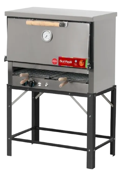 HORNO 8 PIZZAS CON CARLITERO DOBLE 004 SOL REAL