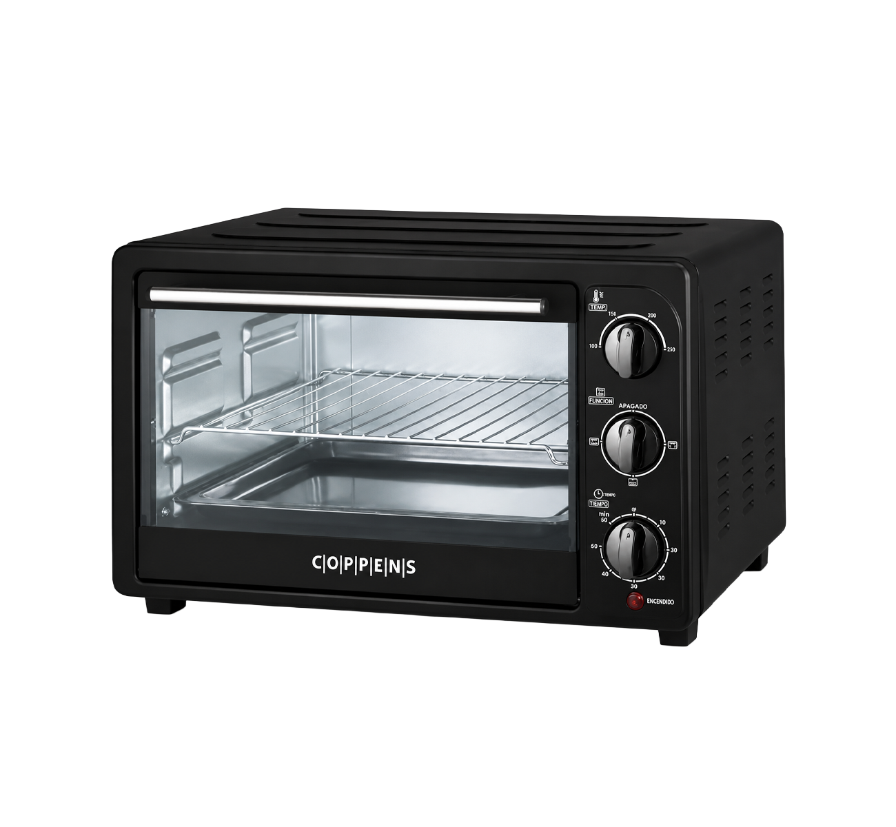 HORNO ELECTRICO 50 LTS NEGRO HENCOP50LTS COPPENS
