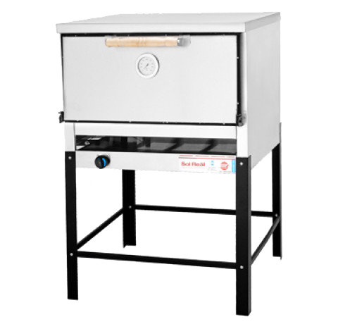 HORNO 12 PIZZAS PUERTA ACERO 068 SOL REAL